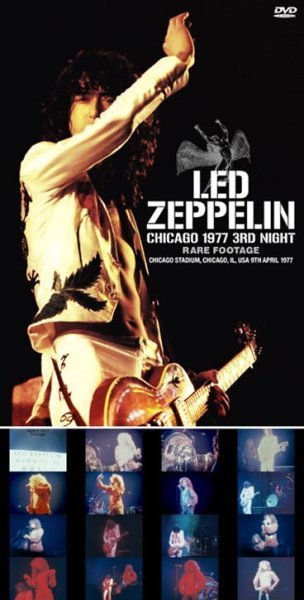 Photo1: LED ZEPPELIN - CHICAGO 1977 3RD NIGHT RARE FOOTAGE DVDR [Uxbridge 2186] (1)