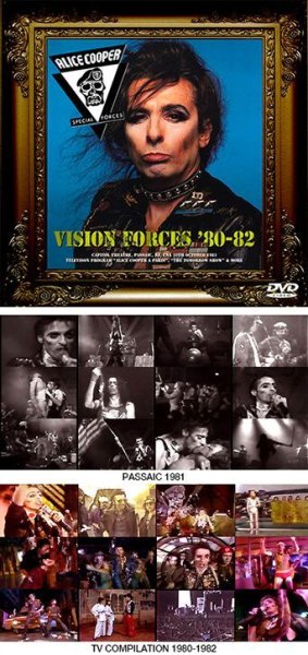 Photo1: ALICE COOPER - VISION FORCES '80-82 2DVDR [Shades 1017] (1)