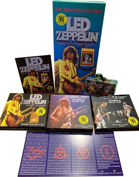 Photo1: LED ZEPPELIN - FOR BADGEHOLDERS ONLY/ BADGEHOLDERS 9CD BOX  [TARANTURA] ★★★STOCK ITEM / OUT OF PRINT / VERY RARE★★★ (1)