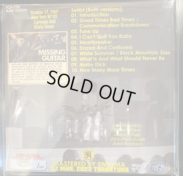 Photo2: LED ZEPPELIN - PLAYS BLACK BEAUTY 2CD PROMO BLIMP EDITION  [TARANTURA] ★★★STOCK ITEM / PROMOTIONAL / OUT OF PRINT / VERY RARE★★★ (2)