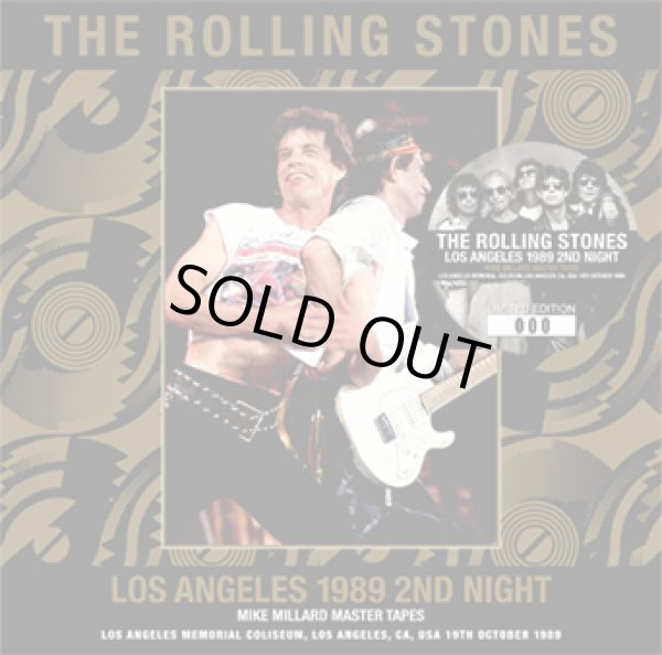 Photo1: THE ROLLING STONES - LOS ANGELES 1989 2ND NIGHT: MIKE MILLARD MASTER TAPES 2CD ★★★STOCK ITEM / HOT SPRING SALE★★★ (1)