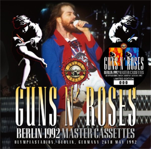 Photo1: GUNS N' ROSES - BERLIN 1992 MASTER CASSETTES 2CD [ZODIAC 660] (1)