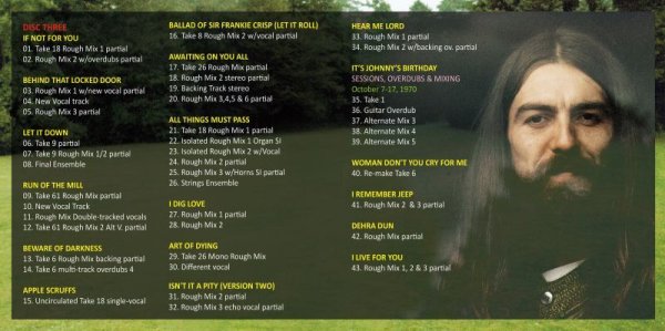 Photo4: GEORGE HARRISON - ALL THINGS MUST PASS SESSIONS II 3CD [MISTERCLAUDEL] (4)