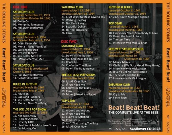 Photo2: THE ROLLING STONES - 1963-1965 BEAT! BEAT! BEAT! 2CD [MAYFLOWER] (2)