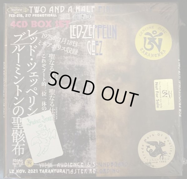 Photo1: LED ZEPPELIN - TWO AND A HALF FINGER SHOW 4CD PROMO OF PROMO MEGA RARE [TARANTURA] ★★★STOCK ITEM / PROMOTIONAL / OUT OF PRINT / VERY RARE★★★ (1)