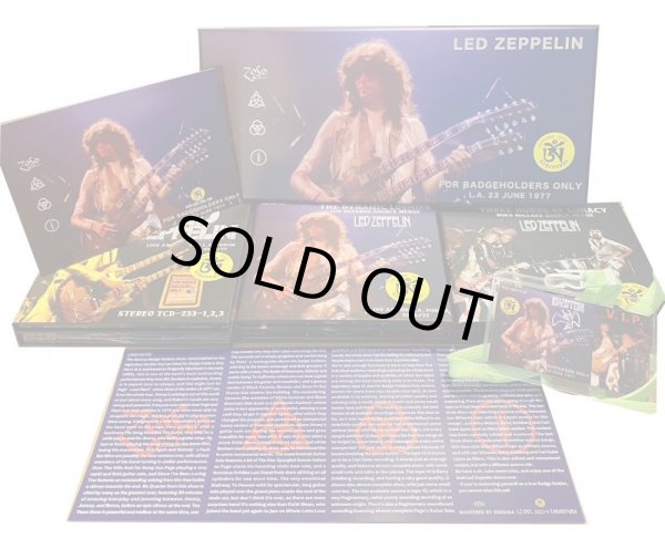 Photo1: LED ZEPPELIN - FOR BADGEHOLDERS ONLY/ JIMMY PAGE 9CD BOX  [TARANTURA] ★★★LAST ONE / STOCK ITEM / OUT OF PRINT / VERY RARE★★★ (1)