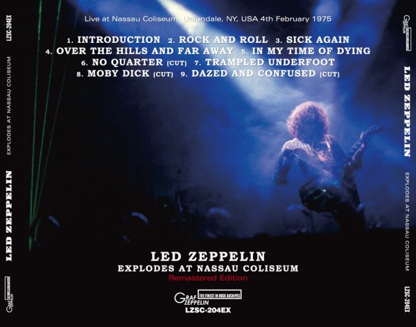 Photo2: LED ZEPPELIN - EXPLODES AT NASSAU COLISEUM PROMOTIONAL JAPAN ONLY CD [GRAF ZEPPELIN] ★★★STOCK ITEM★★★ (2)