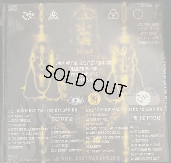 Photo2: LED ZEPPELIN - TWO AND A HALF FINGER SHOW 4CD PROMO OF PROMO MEGA RARE [TARANTURA] ★★★STOCK ITEM / PROMOTIONAL / OUT OF PRINT / VERY RARE★★★ (2)