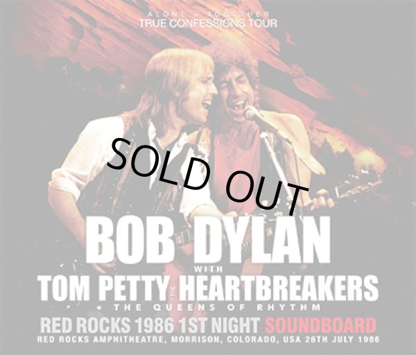 Photo1: BOB DYLAN WITH TOM PETTY & THE HEARTBREAKERS - RED ROCKS 1986 1ST NIGHT SOUNDBOARD 3CD [ZION-224] ★★★STOCK ITEM / HOT SPRING SALE★★★ (1)