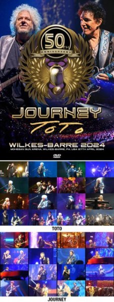 Photo1: JOURNEY / TOTO - WILKES-BARRE 2024 2DVDR [Uxbridge 2205] (1)