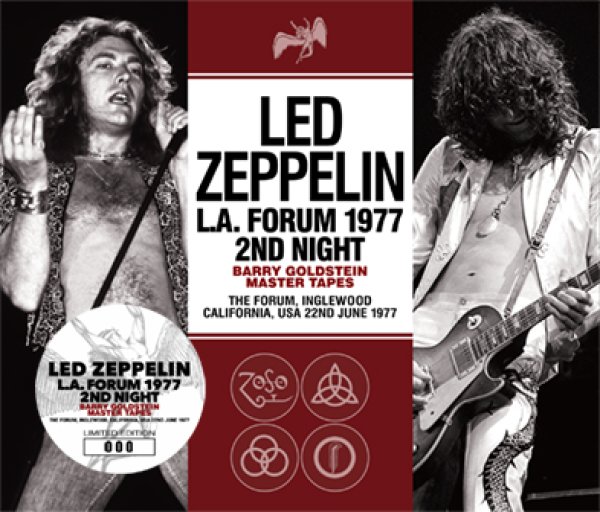 Photo1: LED ZEPPELIN - L.A. FORUM 1977 2ND NIGHT: BARRY GOLDSTEIN MASTER TAPES 3CD (1)