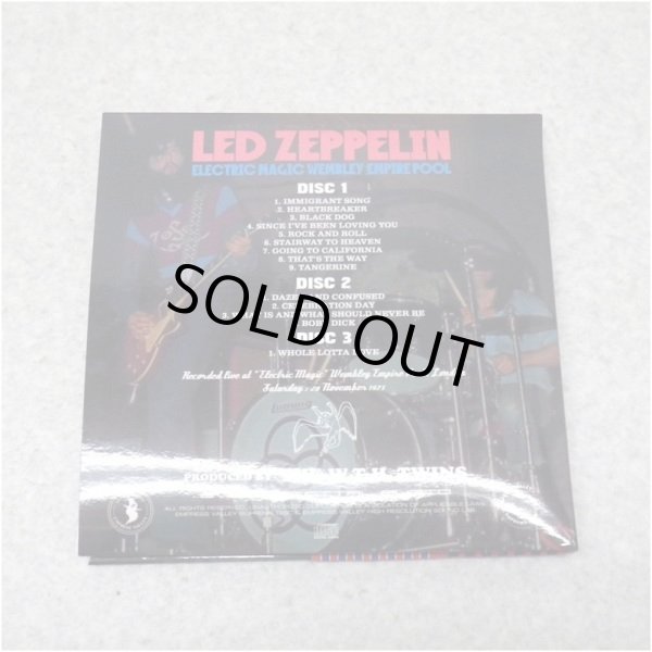 Photo4: LED ZEPPELIN - ELECTRIC MAGIC WEMBLEY EMPIRE POOL 3CD BOX SET RARE [EMPRESS VALLEY] ★★★STOCK ITEM / OUT OF PRINT / VERY RARE★★★ (4)