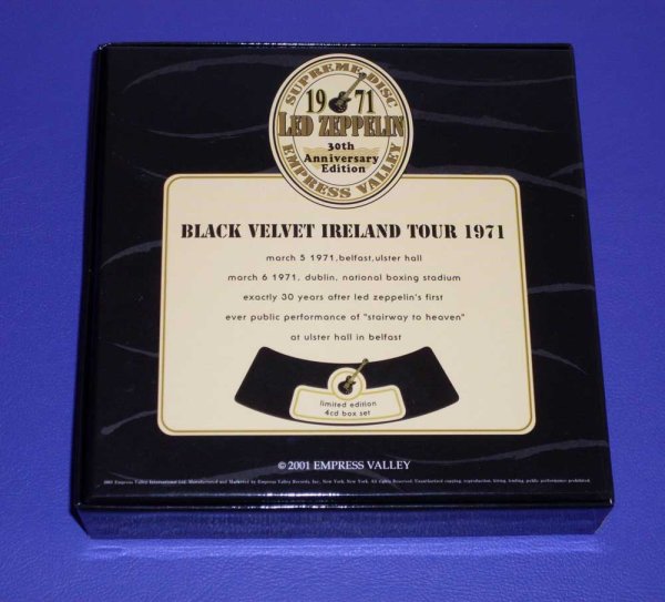 Photo2: LED ZEPPELIN - BLACK VELVET 4CD 2nd EDITION BOX [EMPRESS VALLEY] ★★★STOCK ITEM / OUT OF PRINT / VERY RARE★★★ (2)