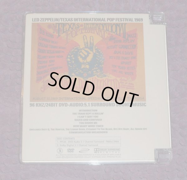 Photo2: LED ZEPPELIN - TEXAS INTERNATIONAL POP FESTIVAL 1969 CD + DVD AUDIO [EMPRESS VALLEY] ★★★STOCK ITEM / OUT OF PRINT ★★★ (2)