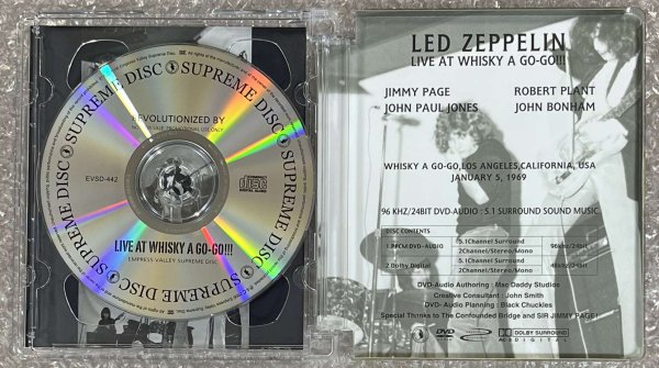 Photo4: LED ZEPPELIN - LIVE AT WHISKY A GO-GO!!! CD + DVD-AUDIO [EMPRESS VALLEY ]★★★STOCK ITEM / OUT OF PRINT★★★ (4)