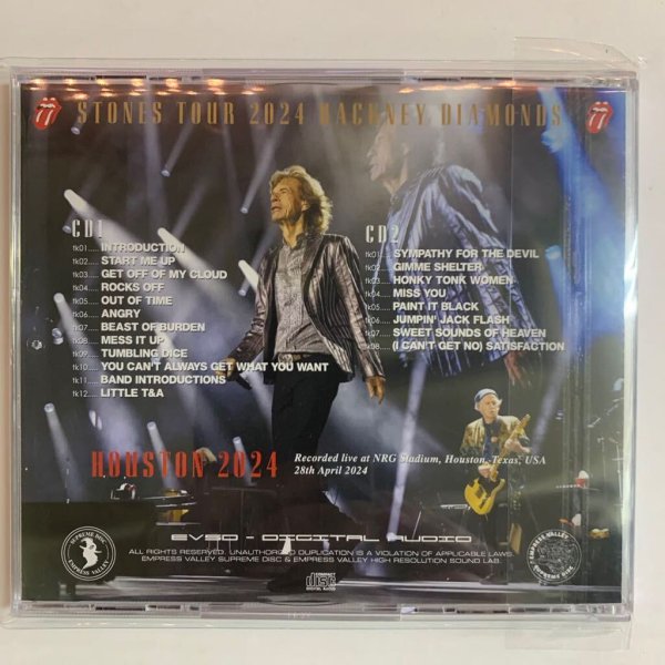 Photo2: THE ROLLING STONES - HOUSTON 2024 2CD [EMPRESS VALLEY]  (2)