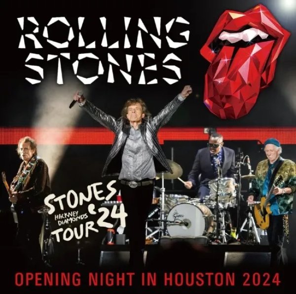Photo1: THE ROLLING STONES - OPENING NIGHT IN HOUSTON 2024 2CD [OUTSIDE DISC] (1)