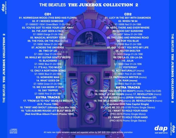 Photo2: THE BEATLES -  THE JUKEBOX COLLECTION 2 - FOR JUKEBOXES ONLY SINGLES 2CD [DAP] (2)