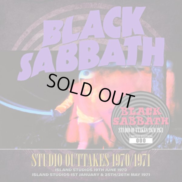 Photo1: BLACK SABBATH - STUDIO OUTTAKES 1970/1971 2CD [ZODIAC 667] ★★★STOCK ITEM / HOT WINTER SALE★★★ (1)