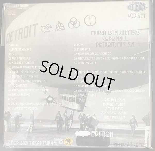 Photo2: LED ZEPPELIN - THE LAST DANCING DAZE IN ELECTRIC FORM 4CD PROMO BLIMP EDITION  [TARANTURA] ★★★STOCK ITEM / PROMOTIONAL / OUT OF PRINT / VERY RARE★★★ (2)