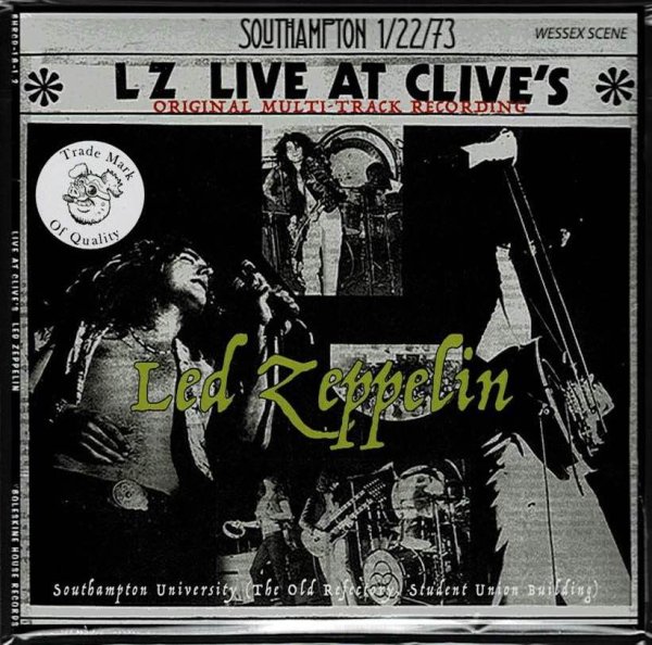 Photo1: LED ZEPPELIN - LIVE AT CLIVE’S 2CD  100 Copies Only! [BOLESKINE / TARANTURA] ★★★STOCK ITEM / OUT OF PRINT / VERY RARE★★★ (1)