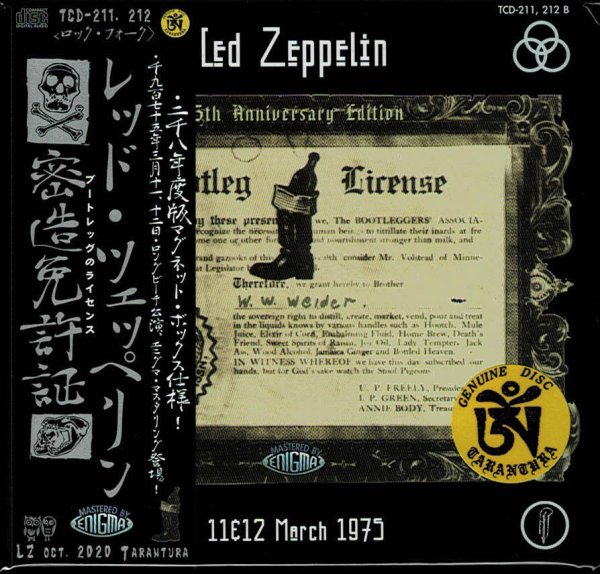 Photo1: LED ZEPPELIN - BOOTLEG LICENSE 6 CD BLACK MAGNET BOX [TARANTURA] ★★★STOCK ITEM / OUT OF PRINT / VERY RARE★★★ (1)