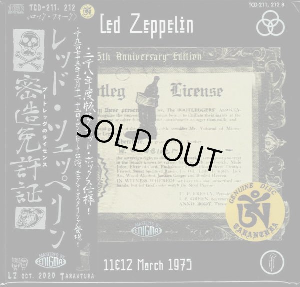 Photo1: LED ZEPPELIN - BOOTLEG LICENSE 6 CD BLACK MAGNET BOX [TARANTURA] ★★★STOCK ITEM / OUT OF PRINT / VERY RARE★★★ (1)