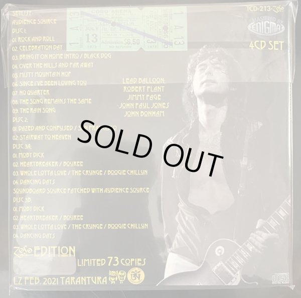 Photo2: LED ZEPPELIN - THE LAST DANCING DAZE IN ELECTRIC FORM 4CD PROMO PAGE EDITION  [TARANTURA] ★★★STOCK ITEM / PROMOTIONAL / OUT OF PRINT / VERY RARE★★★ (2)