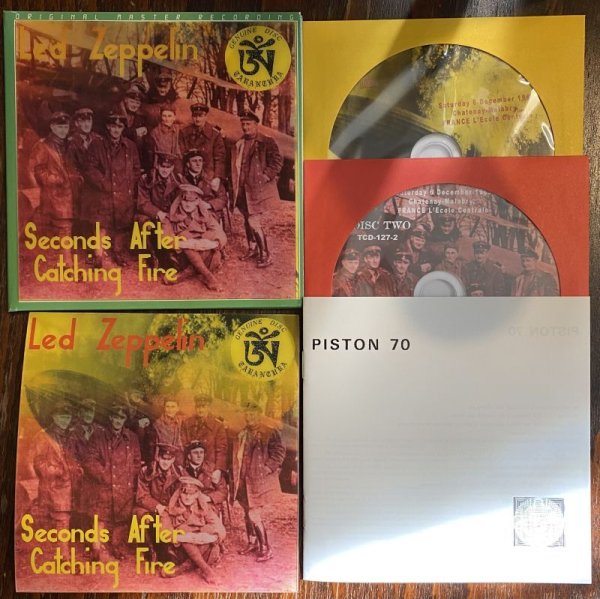 Photo3: LED ZEPPELIN - SECONDS AFTER CATCHING FIRE 2CD 3D COVERS LAST GIG 1969 [TARANTURA] ★★★STOCK ITEM / OUT OF PRINT / SPECIAL PRICE★★★ (3)