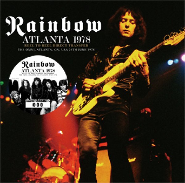 Photo1: RAINBOW - ATLANTA 1978: REEL TO REEL DIRECT TRANSFER CD [RISING ARROW-072] (1)