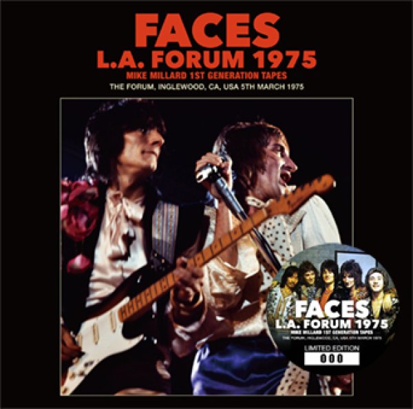 Photo1: FACES - L.A. FORUM 1975: MIKE MILLARD 1ST GENERATION TAPES 2CD [Wardour-609] (1)