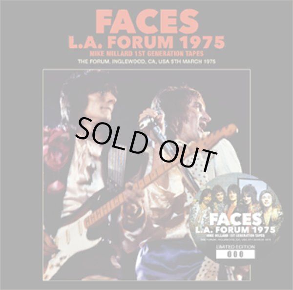 Photo1: FACES - L.A. FORUM 1975: MIKE MILLARD 1ST GENERATION TAPES 2CD [Wardour-609] ★★★STOCK ITEM / HOT WINTER SALE★★★ (1)