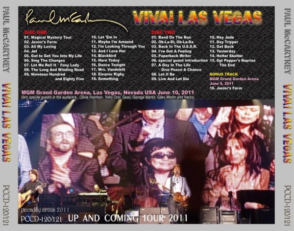 Photo2: PAUL McCARTNEY - VIVA! LAS VEGAS 2011 2CD [PICCADILLY CIRCUS] (2)