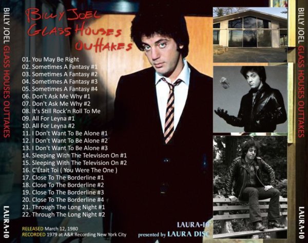 Photo2: BILLY JOEL - GLASS HOUSES OUTTAKES CD [LAURA] (2)