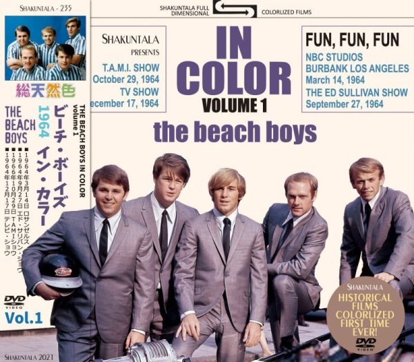 Photo1: THE BEACH BOYS - IN COLOR VOLUME 1 DVD [SHAKUNTALA] (1)