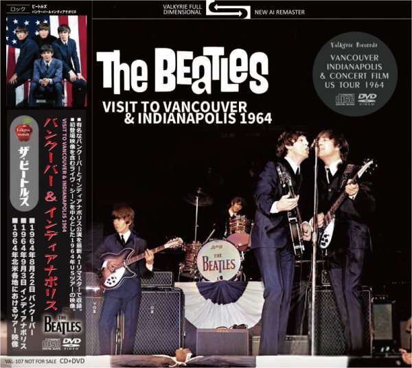 Photo1: THE BEATLES - 1964 VISIT TO VANCOUVER & INDIANAPOLIS CD + DVD [VALKYRIE RECORDS] (1)