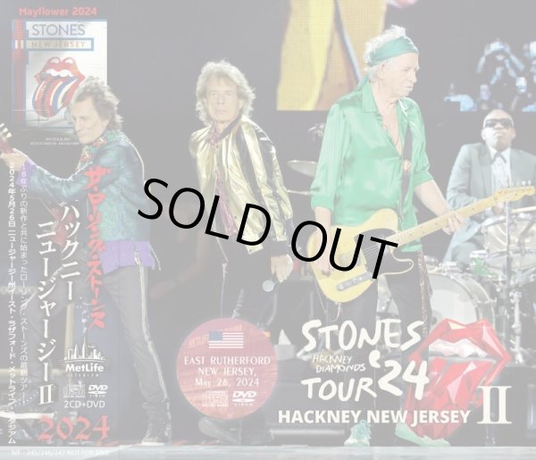 Photo1: THE ROLLING STONES - 2024 HACKNEY NEW JERSEY II 2CD + DVD [MAYFLOWER] ★★★STOCK ITEM / SPECIAL PRICE★★★ (1)