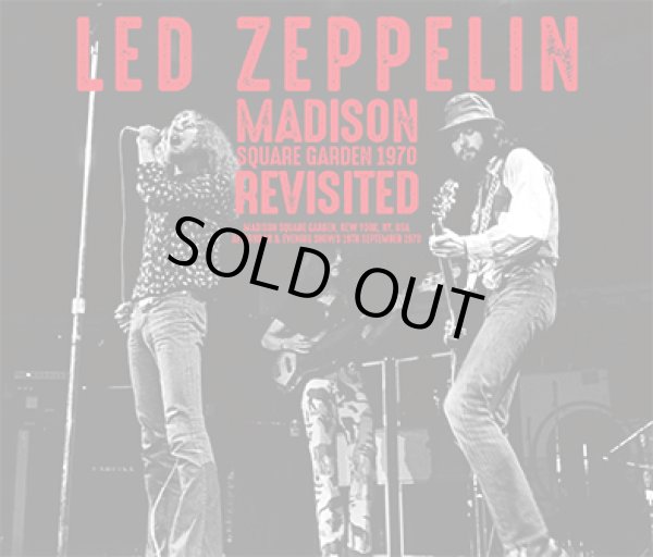 Photo1: LED ZEPPELIN - MADISON SQUARE GARDEN 1970 REVISITED 4CD (1)