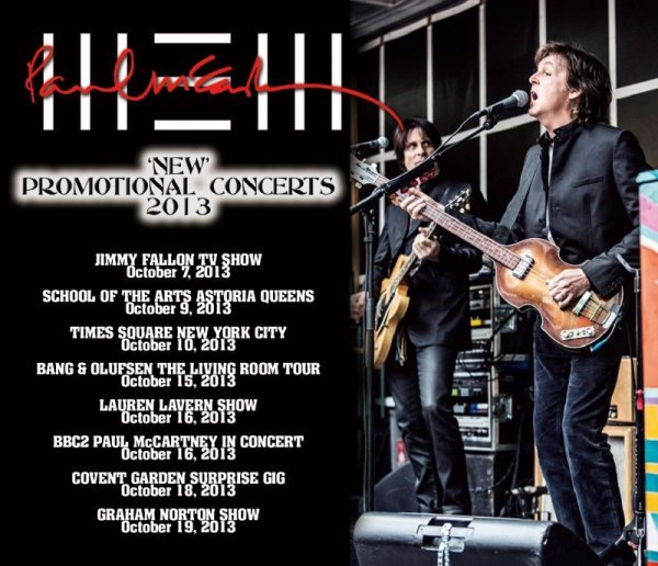 Photo3: PAUL McCARTNEY - 'NEW' PROMOTIONAL CONCERTS 2013 4CD + 2DVD [PICCADILLY CIRCUS] (3)