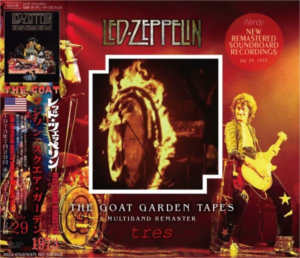 Photo1: LED ZEPPELIN - 1973 THE GOAT GARDEN TAPES tres 3CD [WENDY] (1)