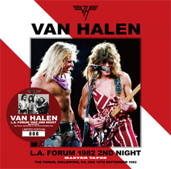 Photo1: VAN HALEN - L.A. FORUM 1982 2ND NIGHT MASTER TAPES 2CD [ZODIAC 677] (1)
