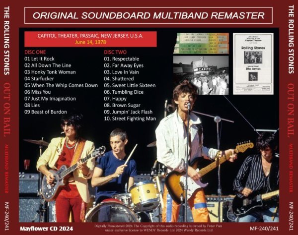 Photo2: THE ROLLING STONES - 1978 OUT ON BAIL MULTIBAND REMASTER 2CD [MAYFLOWER] (2)