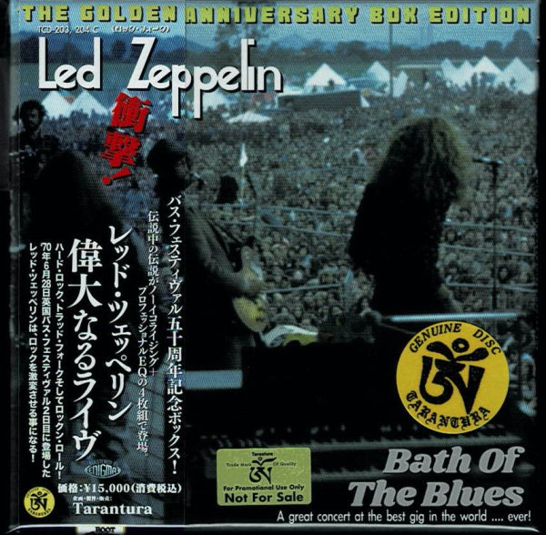 Photo1: LED ZEPPELIN - BATH OF THE BLUES 4CD PROMO LIVE PICTURE BOX [TARANTURA] ★★★STOCK ITEM / OUT OF PRINT / VERY RARE★★★ (1)