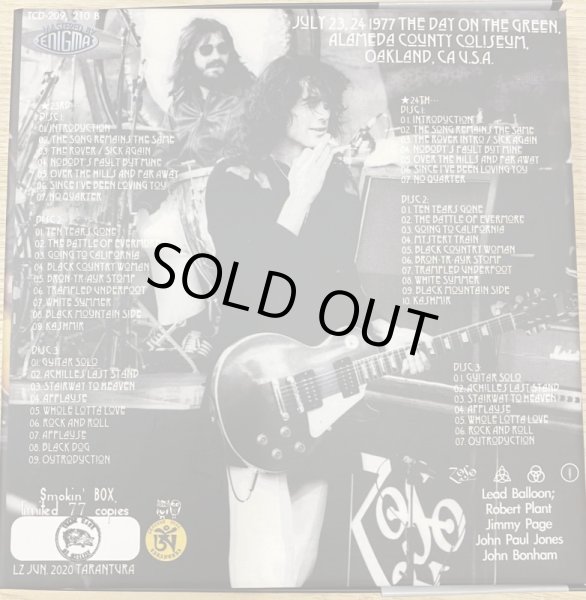 Photo2: LED ZEPPELIN - DAZE ON THE GREEN 6CD PROMO BOX B [TARANTURA] ★★★STOCK ITEM / OUT OF PRINT / VERY RARE★★★ (2)