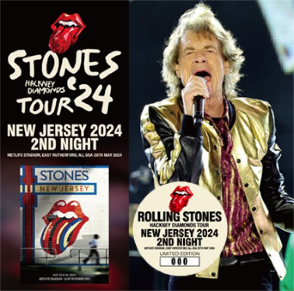 Photo1: THE ROLLING STONES - NEW JERSEY 2024 2ND NIGHT 2CD (1)