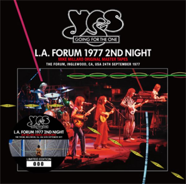 Photo1: YES - L.A. FORUM 1977 2ND NIGHT: MIKE MILLARD ORIGINAL MASTER TAPES 2CD [Virtuoso 521/522] (1)