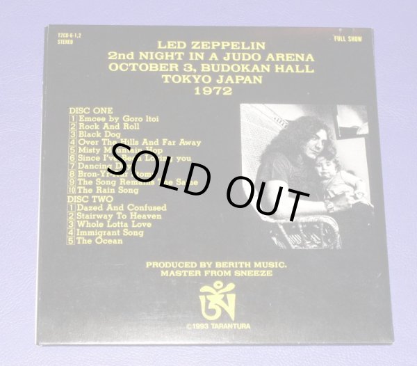 Photo2: LED ZEPPELIN - 2ND NIGHT IN A JUDO ARENA 2CD MUST HAVE [TARANTURA] ★★★STOCK ITEM / OUT OF PRINT / VERY RARE★★★ (2)