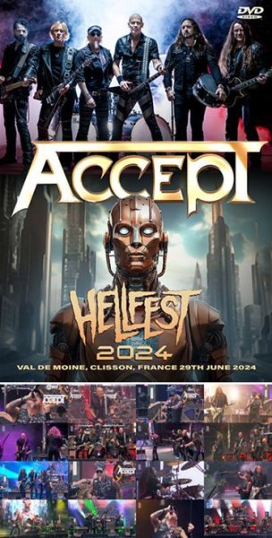 Photo1: ACCEPT - HELLFEST 2024 DVDR [Shades 2032] (1)