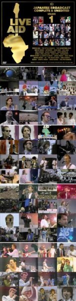 Photo1: LIVE AID: JAPANESE BROADCAST COMPLETE & UNEDITED: VOLUME 1 4DVDR LIMITED STOCK (1)