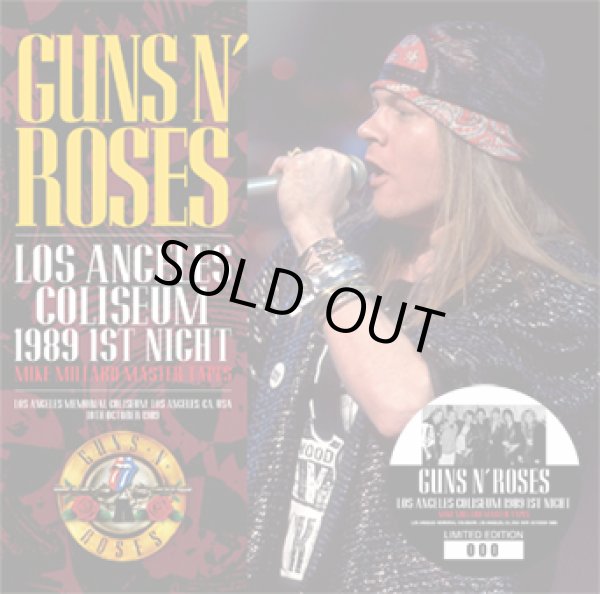 Photo1: GUNS N' ROSES - LOS ANGELES COLISEUM 1989 1ST NIGHT: MIKE MILLARD MASTER TAPES CD [ZODIAC 683] ★★★STOCK ITEM / OUT OF PRINT / HOT WINTER SALE★★★ (1)